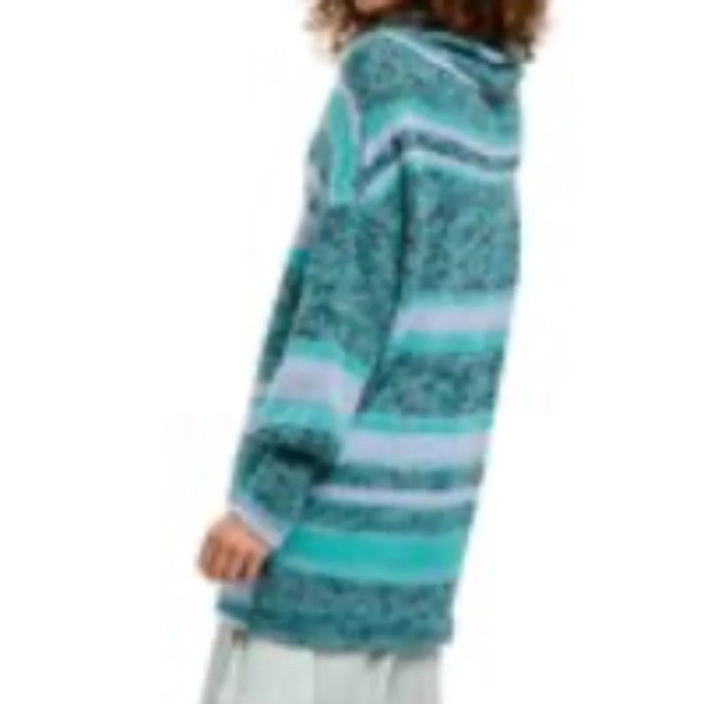 Free People Candy Stripe Tunic Sweater in Waterfalls Combo sz xs NWT - Picture 6 of 9